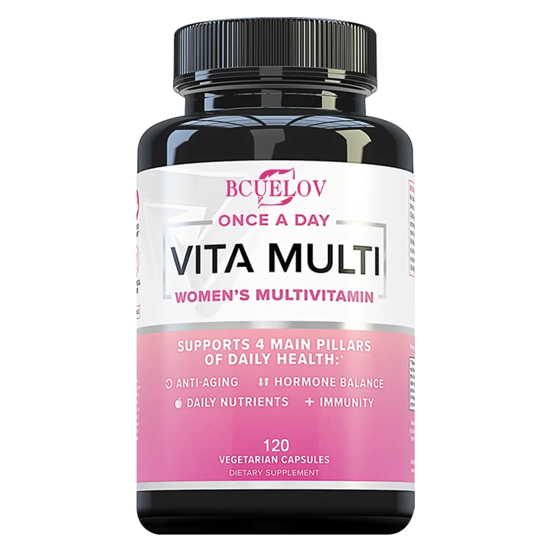 Women's Daily Multi Supplement Capsules - Daily Multivitamin To Support Energy and Immune Joints Hair Skin & Nails Health