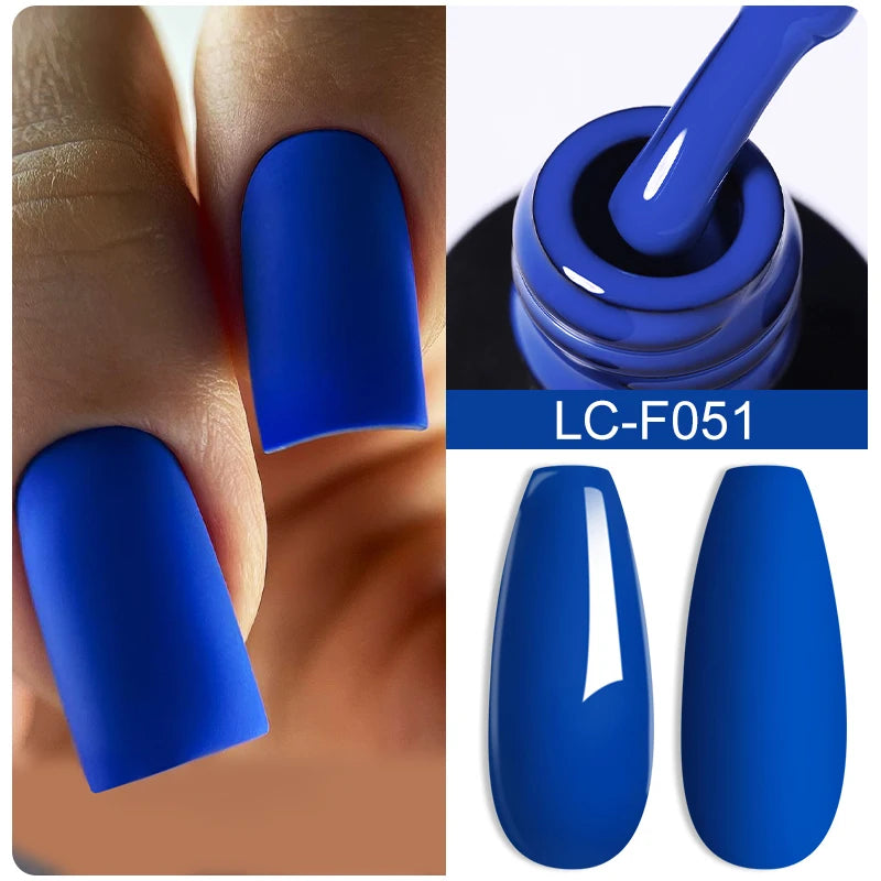 LILYCUTE 7ml Macaron Gel Nail Polish Pink Purple Green Series Soak Off Manicure Nail Gel Varnish Semi Permanent UV Gel Nail Art