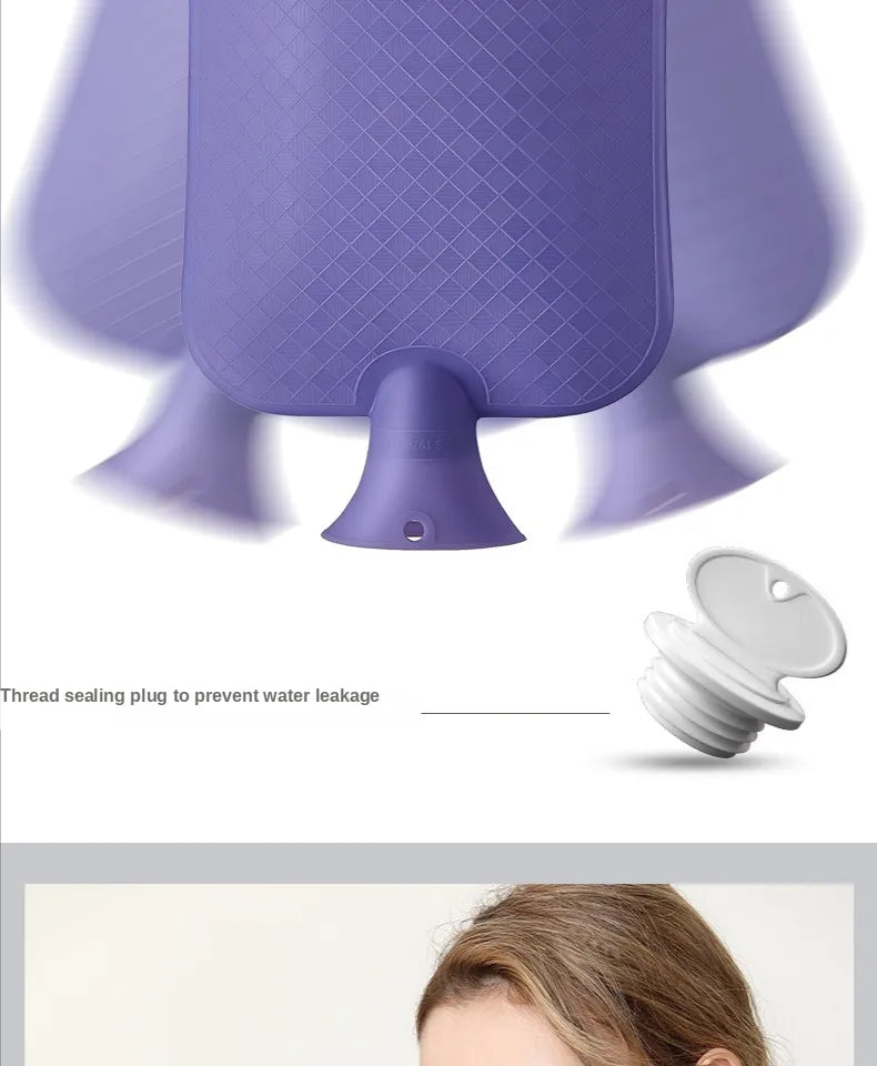 3000ml Large-capacity Hot Water Bottle Injection Water Heating Foot Bed Warm Quilt Pvc Warm Kettle Warm Bed  hot water bag