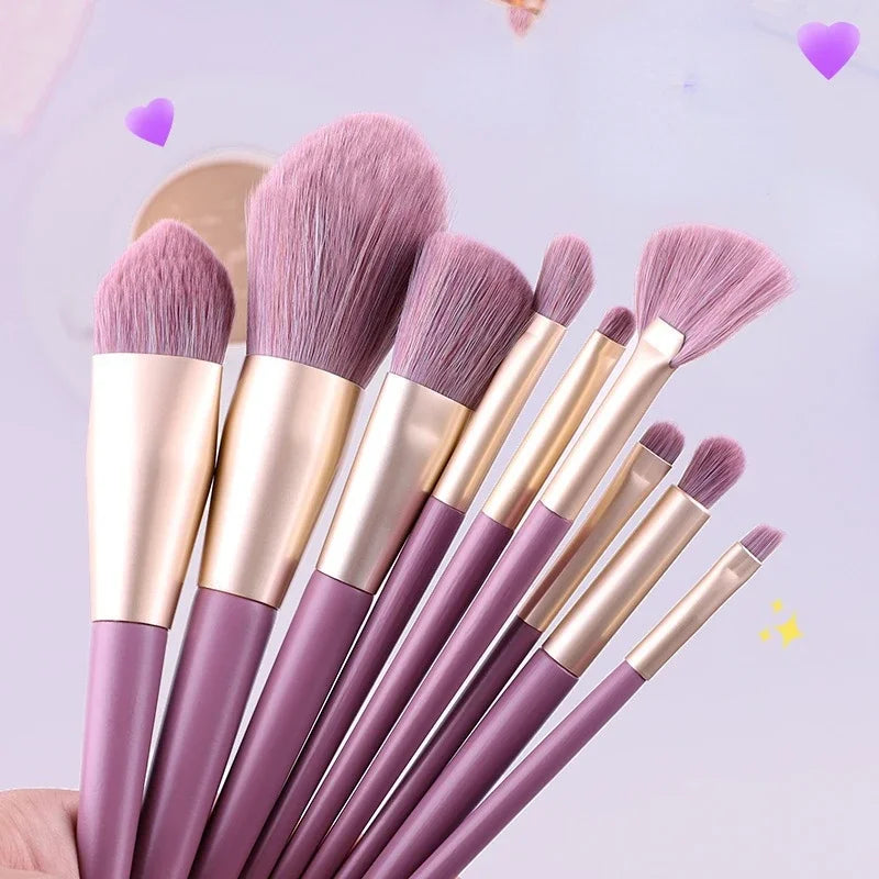 8-13 Pcs Soft Makeup Brushes Set for Foundation Blush Powder Eye Shadow Highlighter Blending Make Up Cosmetic Brush Beauty Tools