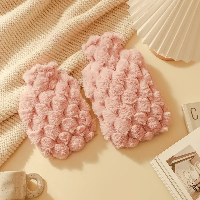 1000/500ML Hot Water Bottles Bag Water-filling Hot-water Bag for Female Warm Belly Hands and Feet Keep Hand Warmer Hot Water Bag