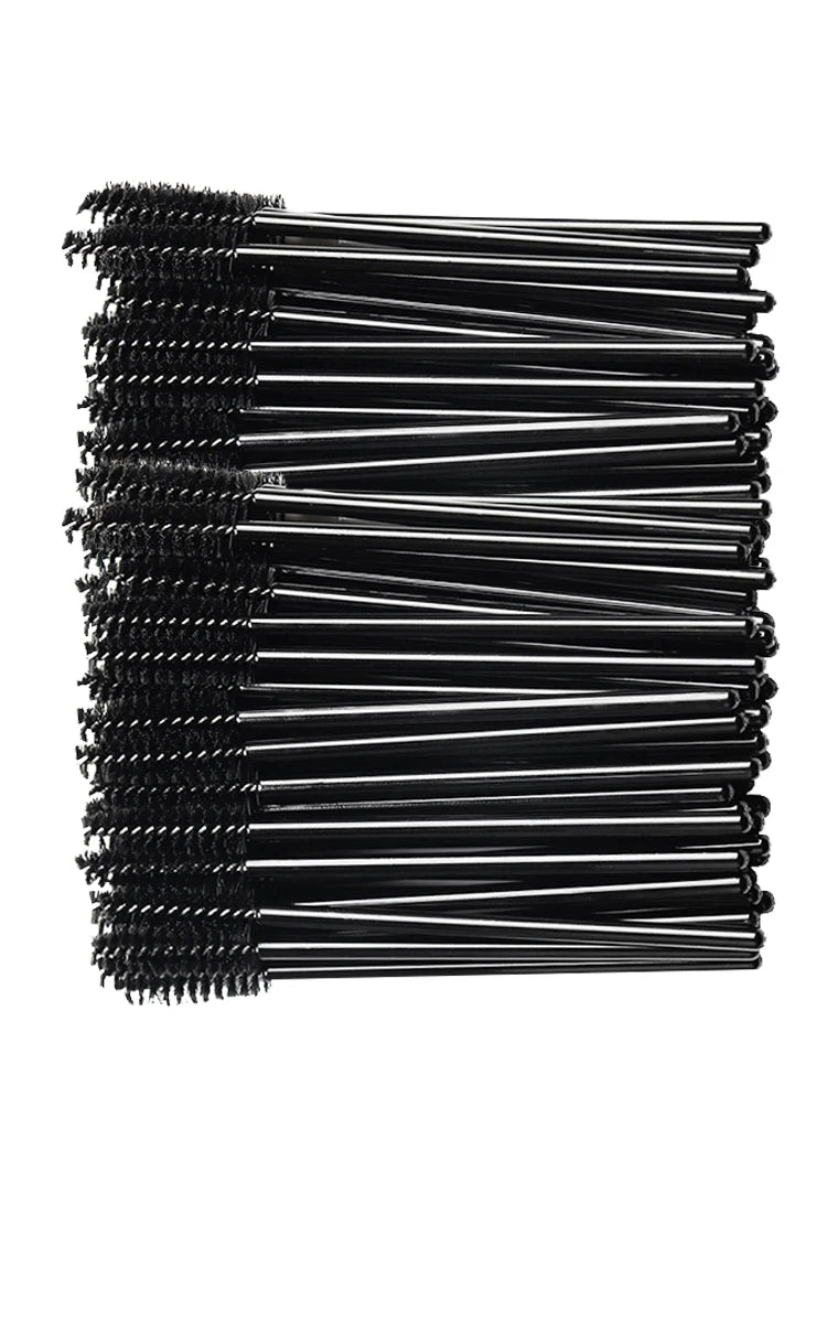 50/100Pcs Lash Brushes Eyelashes Extension Brush Eyelash Spoolie Mascara Wands Applicator For Lashes Eyebrows Makeup Accessories