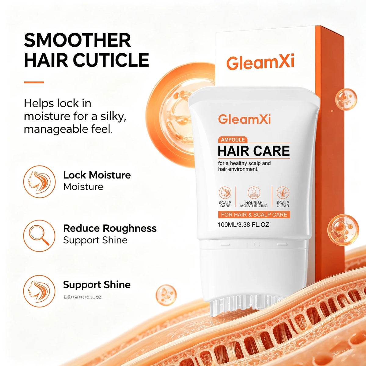Volumizing Hair Serum Deeply Nourishing Moisturizing Softening Repair Damaged Hairs Refreshing Smooth Shine Hair Conditioner