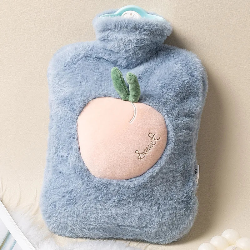 500ML Hot Water Bottles Bag Water-filling Hot-water Bag for Female Warm Belly Hands and Feet Keep Hand Warmer Hot Water Bag
