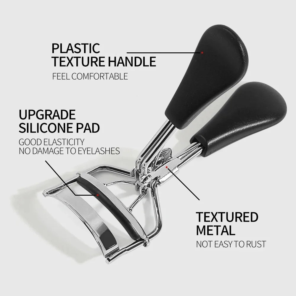 CNKESS 1Pc Pro Makeup Eyelash Curler Beauty Tools Lady Women Nature Style Cute Eyelash Handle Curl Eye Lash Curler random color