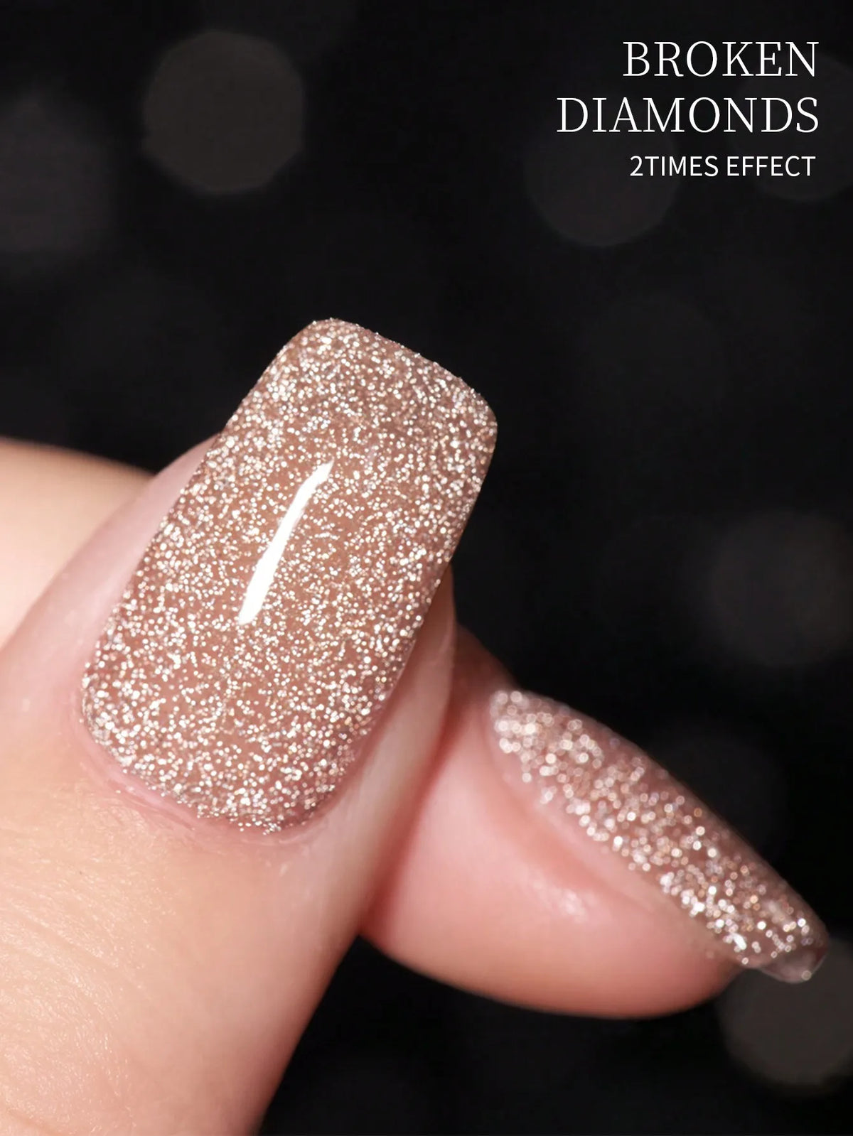 1pc 15ml Broken Diamond Christmas Nails Autumn And Winter Gel Nail Polish Gel Burst Flash Maillard Broken Diamond Gel