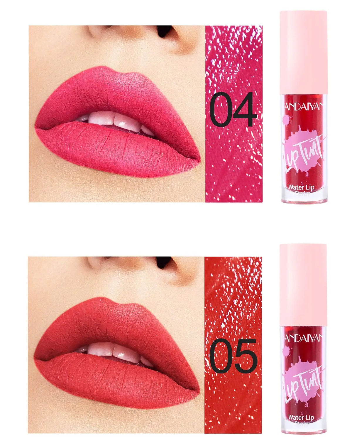 Glossy Multi Use Lip Stain 6 Colors Long Lasting Cheek Tint Moisturizing Blush Makeup Cosmetic Lip Gloss Dye