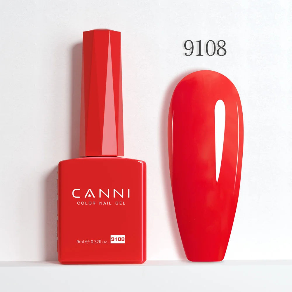 CC5 CANNI Nail Gel Polish HEMA FREE Christmas Red Winter Color Nail Gel Polish New Year Gel Design Soak Off UV LED Varnish 9ml