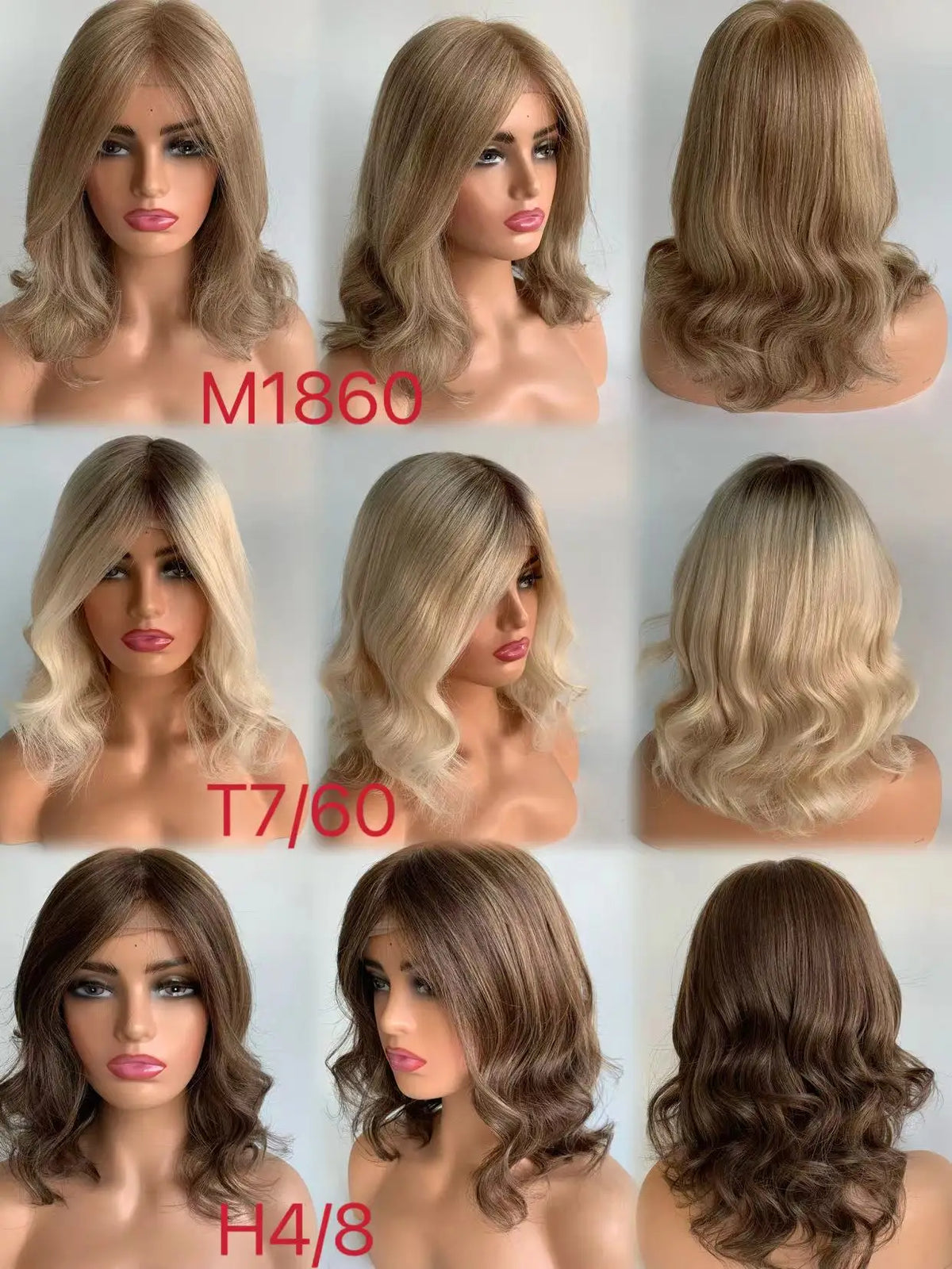 #4 Brown Color Silk Top Silicone Cap Medical Gluless Wig Replacement European Human Hair For Alopecia Or Cancer