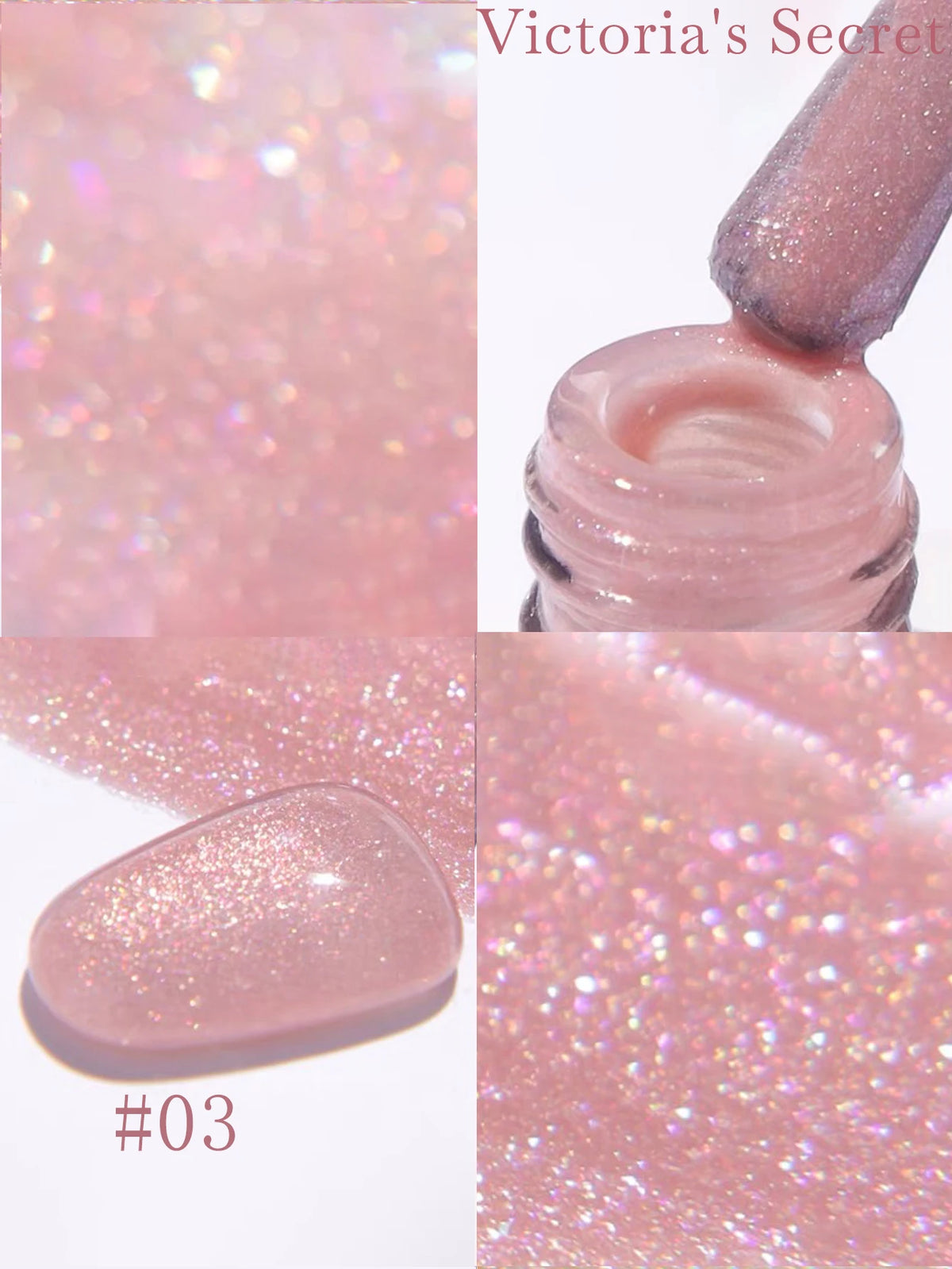 MN 1-9PCS Pink Blue White Green Color Series Gel Nail Polish With Strobe Glitter Brocade Diamond Gel Polish