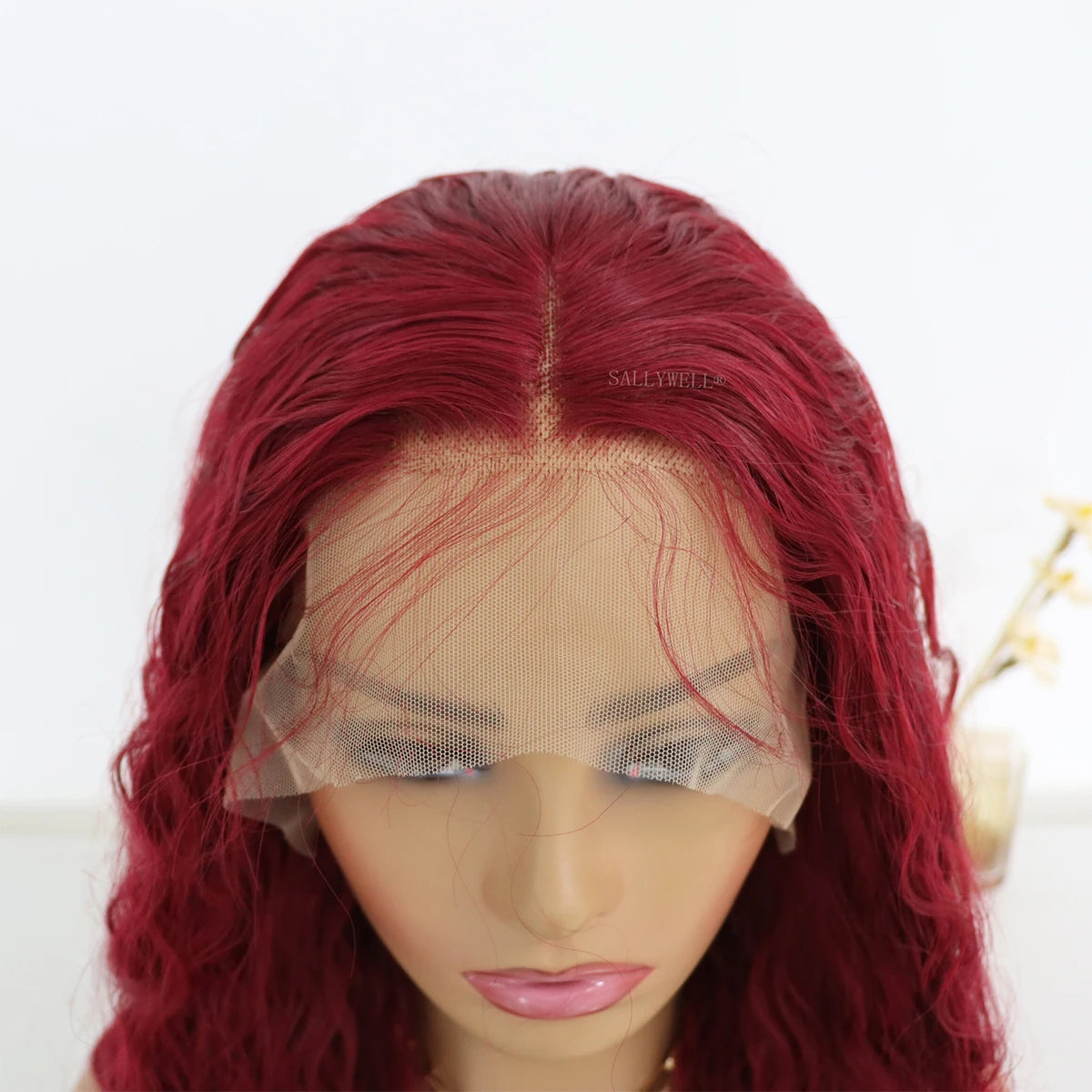 Long Curly Synthetic Lace Front Wigs Honey Blonde Wigs for Women Loose Deep Wave Wig Natural Looking Crimps Heat Resistant Hair