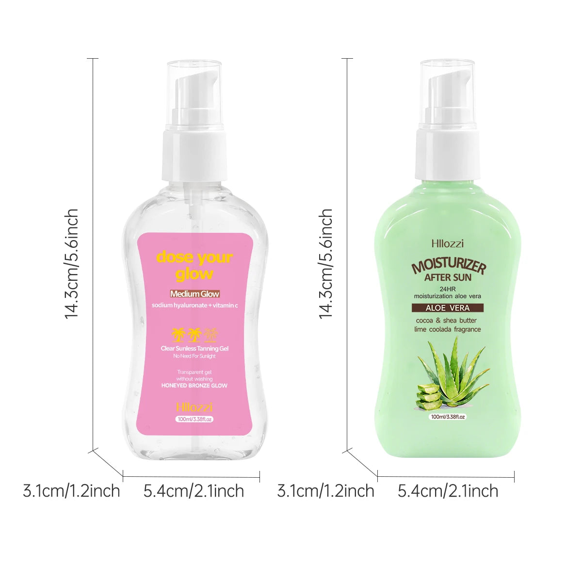 CLEAR SUNLESS TANNING GEL (MEDIUM GLOW) MOISTURIZER AFTER SUN,Long-lasting bronze, nourishing without stickiness