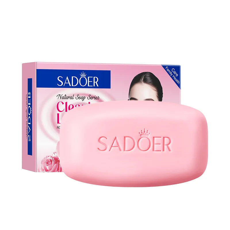 Rose Milk Fragrance Cleansing Soap, Body Cleansing and Skin Toning Handmade Soap, 1 Piece or 3 Pieces