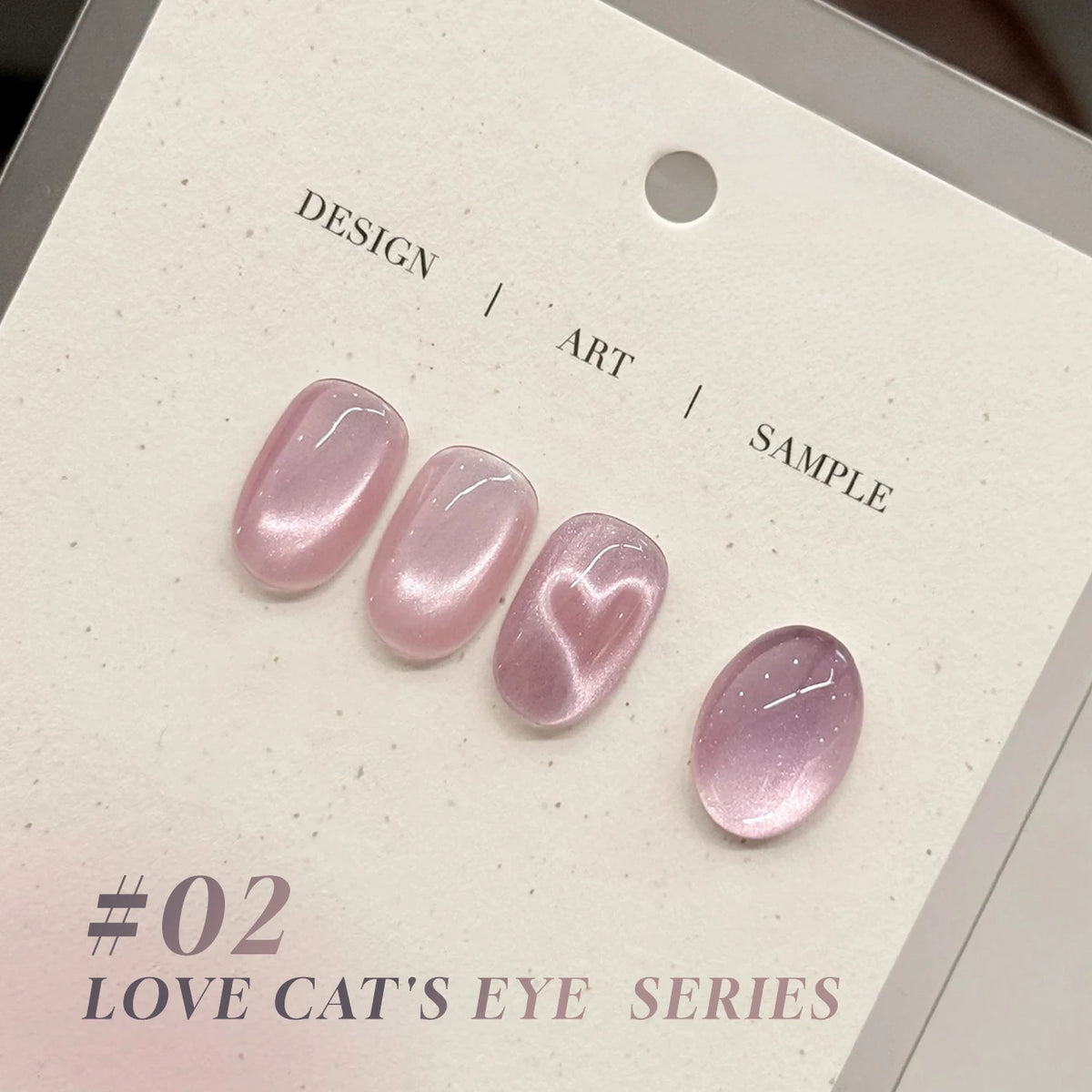 MN 10ML 1-16PCS Moonlight Ballet Magnet Cat Eye Nail Polish Gel Nude Pink Style With Gold Glass Beads Cat Eye Look Nail Polish