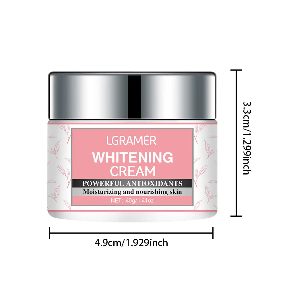 Body Whitening Cream Intimate Areas Underarm Knee Buttocks Private Bleach Remove Melanin Waterproof Brighten Nourish Cream