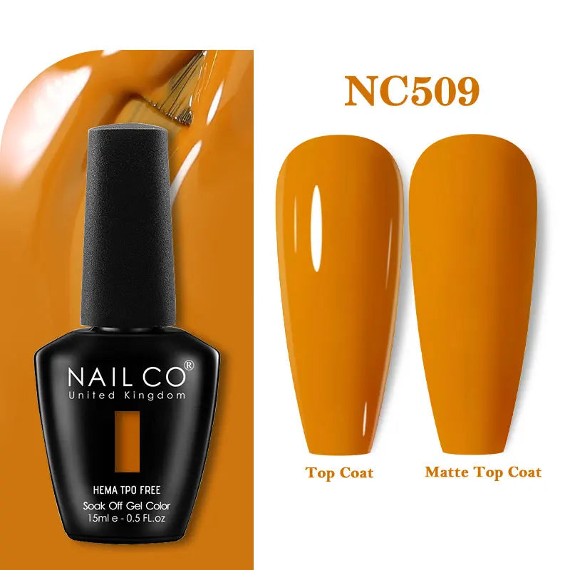NAILCO 15ml TPO-Free Nail Gel Polish Vernis Semi Permanent Nails Art Manicure Design Hybrid Remover Gel Top Coat Ongle Gel UV