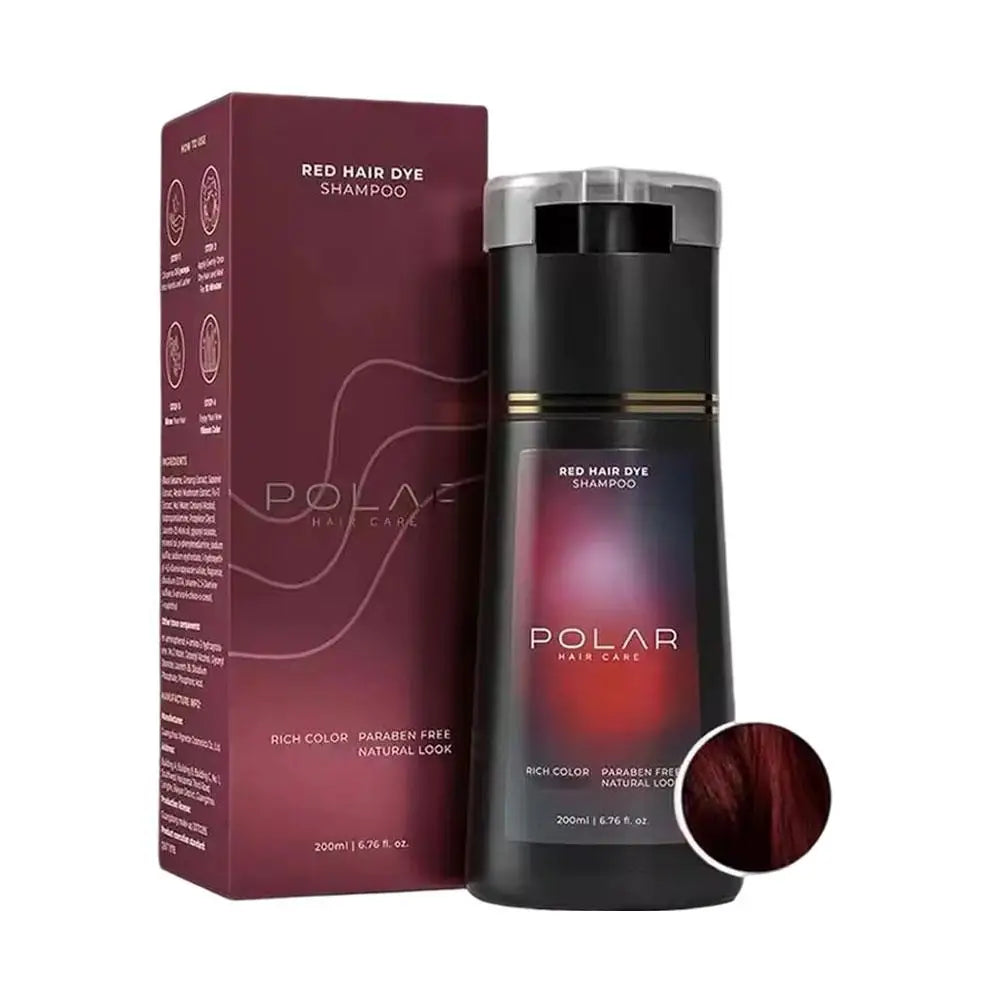 200ml 4 Colors Hair Dye Shampoo For Gray Hair For Women Men ﻿Premium Natural Hair Dye Kit Semi Permanent Hair Dye Shampoo Black