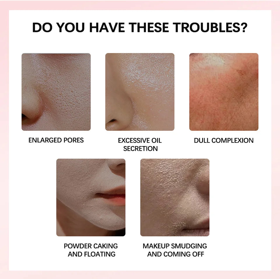 Blur Stick Invisible Pore Primer Moisturizing Face Primer Makeup Base Oil-control Water & Sweat Resistant Matte Barrier Primer