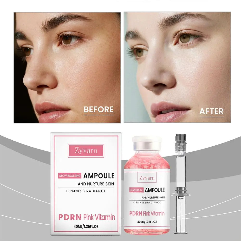 PDRN Pink Vitamin Facial Serum Nourishing Control Stem Cell Ampoule Essence Smoothing Glow Boosting Skin-firming Korean Skin Car