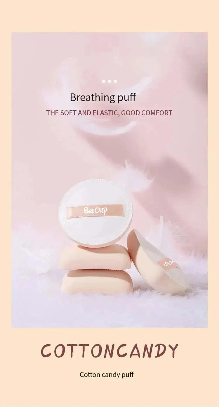 Dry Wet Usable Makeup Cosmetic Puff Sponge Cushion Puff for Foundation Powder Soft and Cute