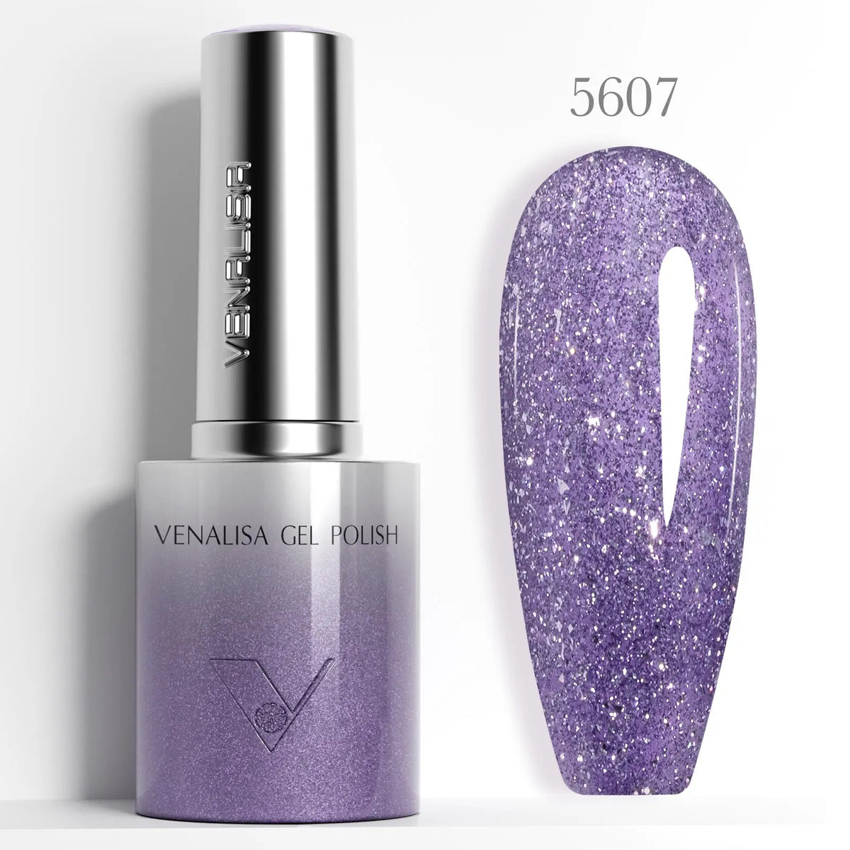 VENALISA 60 Colors TPO/HEMA FREE Glitter Gel Cat Eye Gel Nail Polish UV/LED Soak-Off Gel Polish Manicure DIY Nail Art Christmas