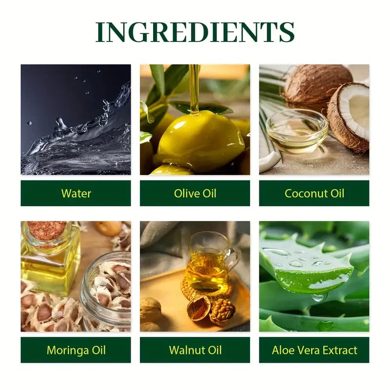 207ml Long-Lasting Anti-Frizz Hair Mousse Moisturizing Hair Foam with Olive Oil for Curly Hair Styling