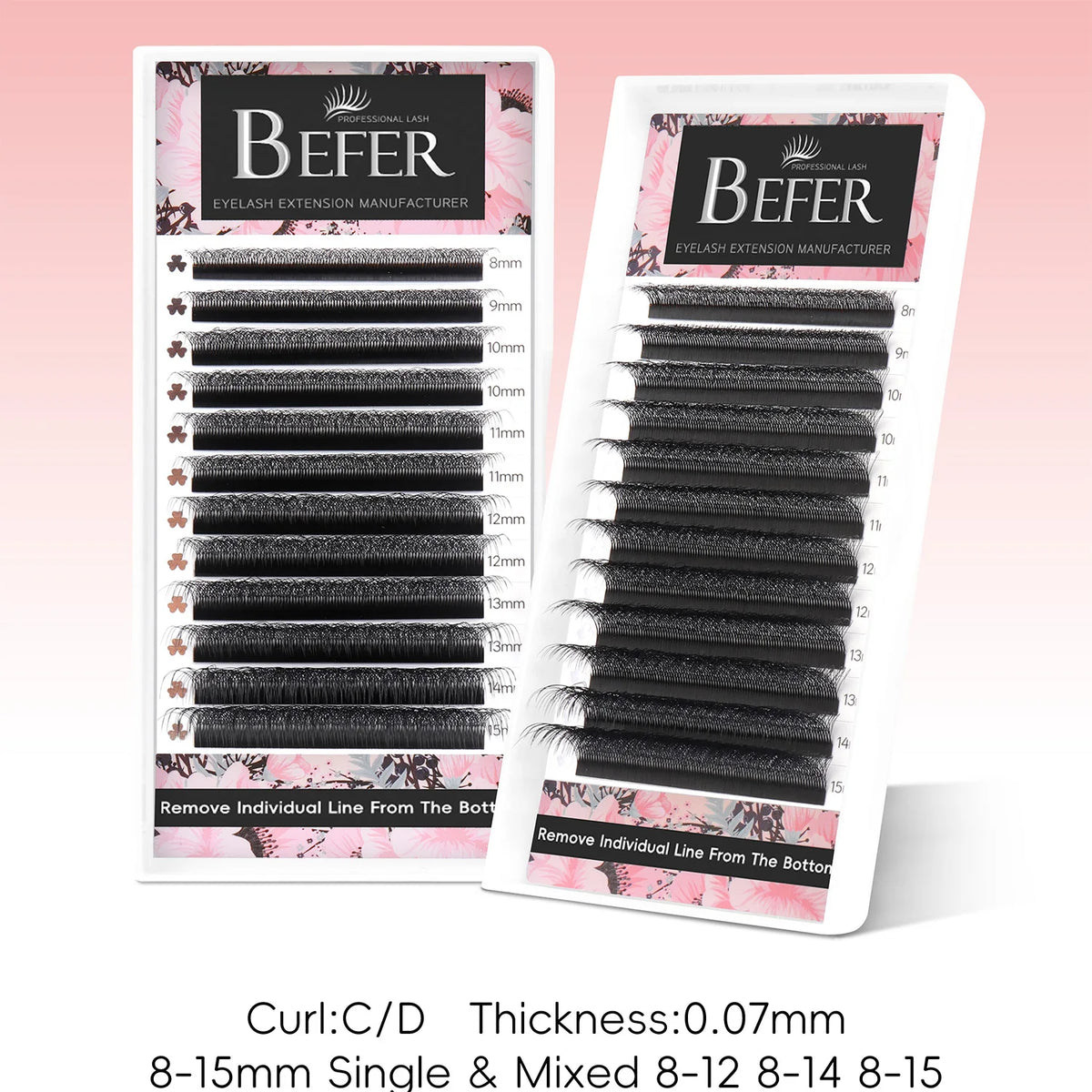 Befer Cilios YY/3D/4D/5D/6D W Shaped Fake Eyelashes Extension Technologic Fiber High Quality Soft Natural Professional