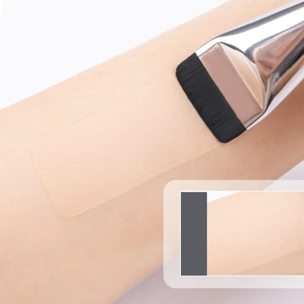 Soft Hair One-Line Foundation Brush Ultra-thin Dense Bristle Liquid Foundation Makeup Brush Lightweight Beauty Tools