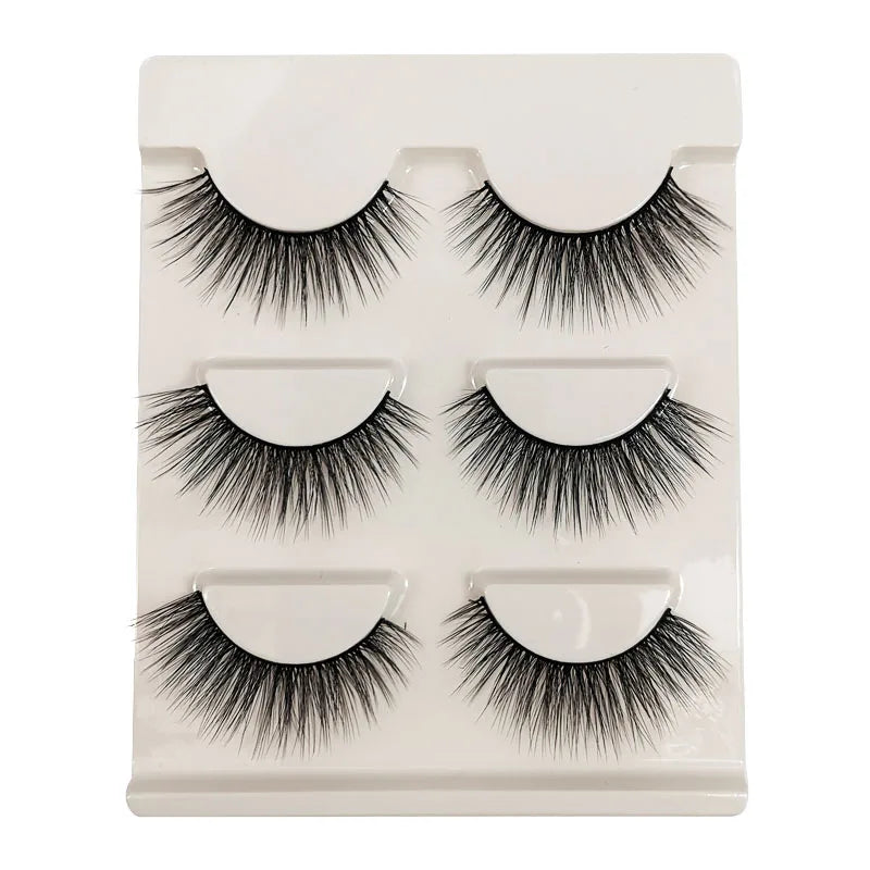YSDO 3/5 Pairs 3D Mink EyeLashes Natural Hair False EyeLashes Long 100% Dramatic Eye MakeupFake Lashes Fluffy Cilios Lashes G803