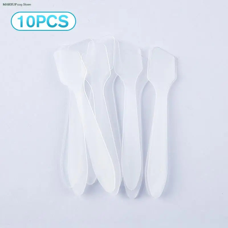 10Pcs Mini Cosmetic Spatulas Scoop Face Cream Makeup Mask Mixed Spoon Beauty DIY Tools Eye Facial Makeup Applicator Sticks