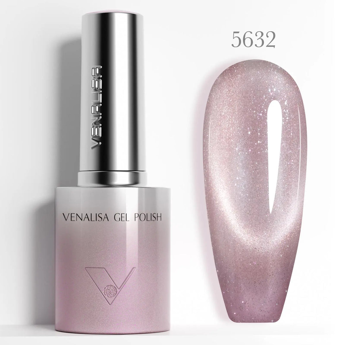 VENALISA 60 Colors TPO/HEMA FREE Glitter Gel Cat Eye Gel Nail Polish UV/LED Soak-Off Gel Polish Manicure DIY Nail Art Christmas