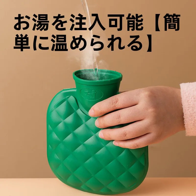 350/800ML Hot Water Bottles Bag Water-filling Hot-water Bag for Female Warm Belly Hands and Feet Keep Hand Warmer Hot WaterBag