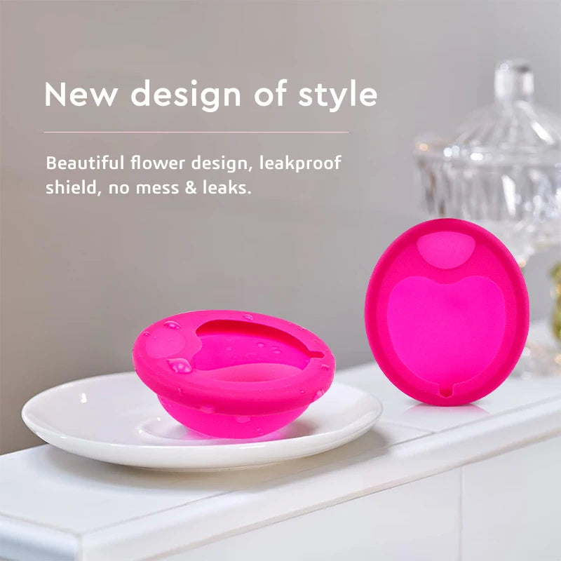 Menstrual Disc Menstrual Cup Set With Electric Sterilizer Storage Case Medical Silicone Period Female Health Care Products