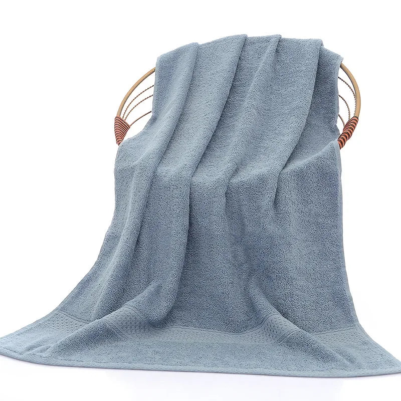 Thicken 100% Cotton Face Towel Absorbent Pure Hand Wash Hair Shower Microfiber Towel Bathroom Family Hotel