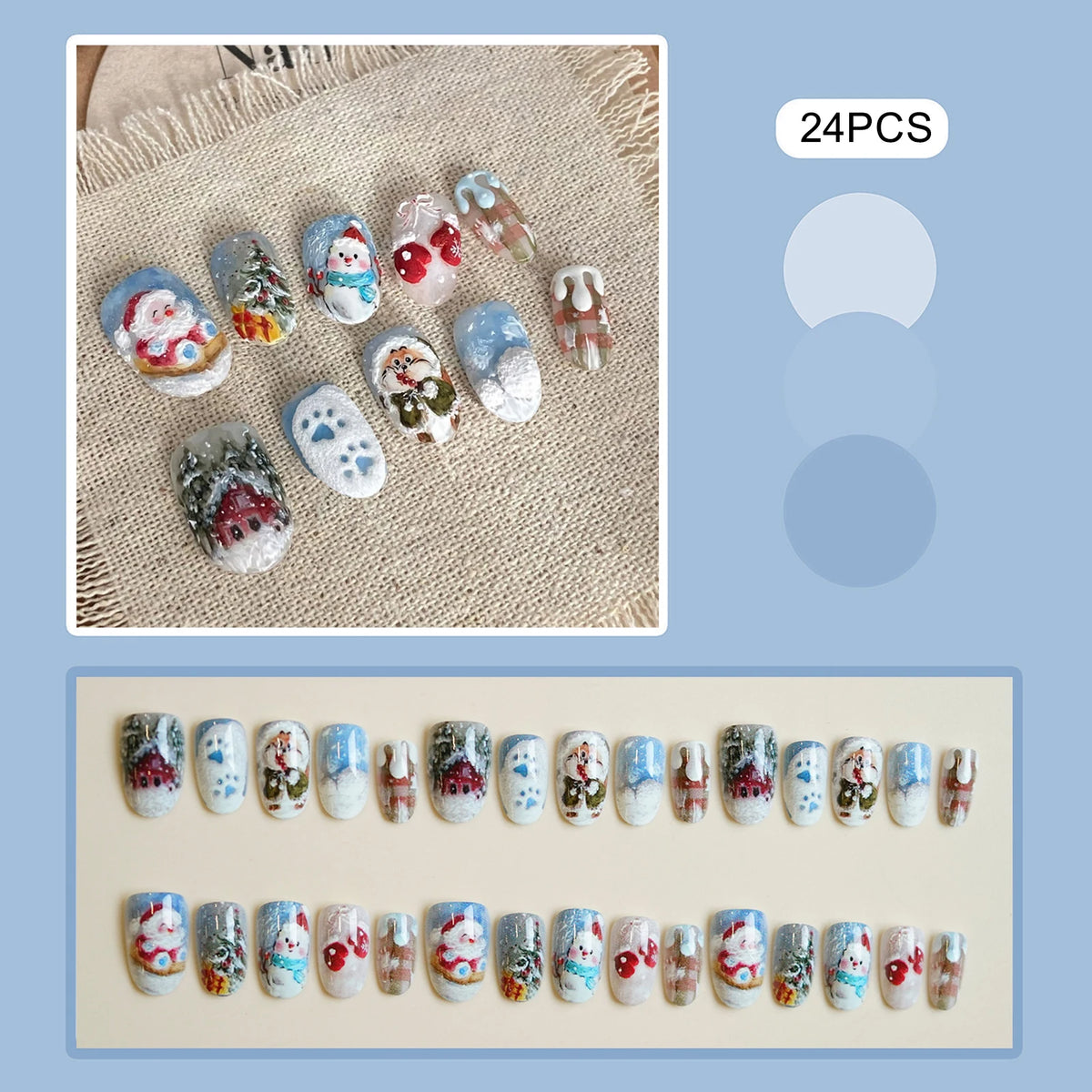2025 Halloween False Nails European Ghost Witch Pumpkin Almond Fake Nails Tips Wearable Detachable Press on Nails for Women