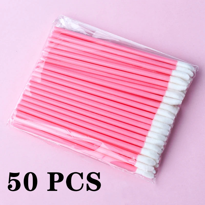 5/100 Pcs MicroBrush Eyelashes Extension Individual Lash Removing Swab Micro Brush For Eyelash Makeup Tools