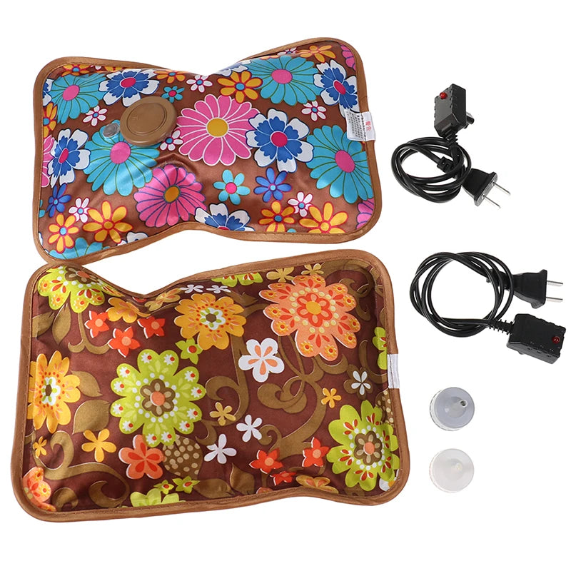 1 Set Rechargeable Electric Hot Water Bag Bottle Hand Warmer Heater Bags For Winter Hand Warmer Heat Pack Color Random