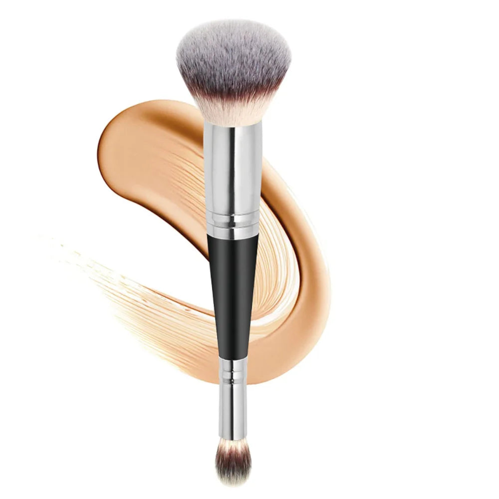 Double Head Makeup Brush 2 In 1 Blush Brush Concealer Highlighter Powder Brushes Blending Contouring Brush Beauty Make Up Tools