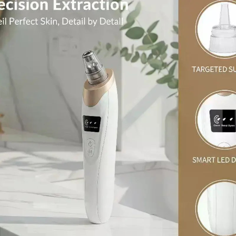 Electric Facial Blackhead Vacuum Remover Deep Pore Cleansing Tool For Skin Care Pore Refining Cleansing Beauty Tool