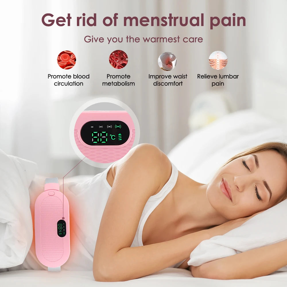 Menstrual Heating Pad Smart Warm Palace Belt for Relieving Waist Pain During Menstruation Heating Abdominal Waist Massage Tools