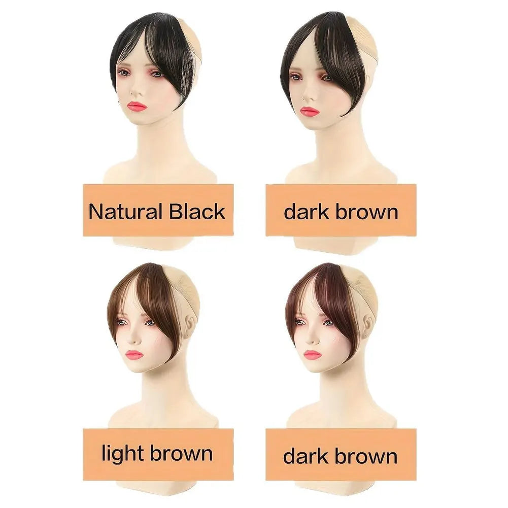 Eight Character French Bangs Wig Piece Female Synthetic BB Clip Fluffy Top Reissue Eight Character Bangs Thin Invisible Hairpins