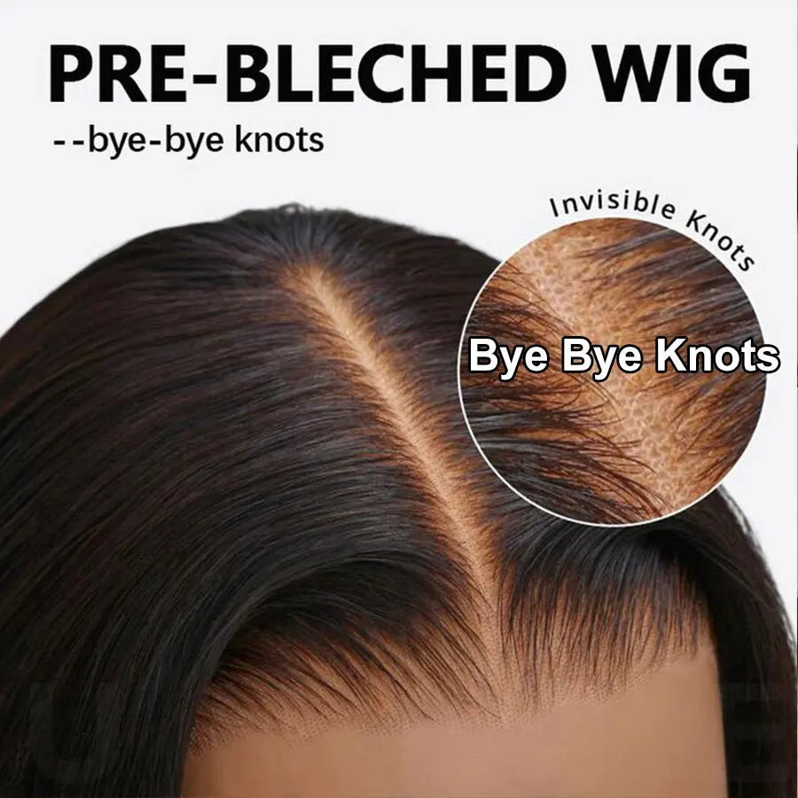 Eva 13x6 HD Lace Full Frontal Wig Silky Straight 180% Pre Plucked HD Lace Wig Invisible HD Lace Melt Skins Glueless Closure Wig
