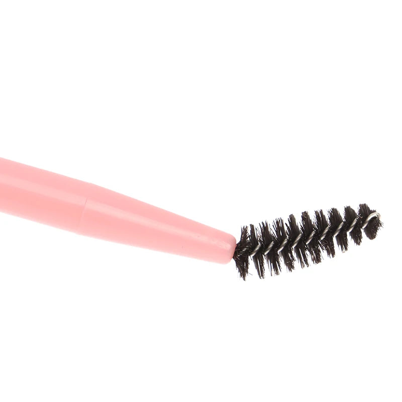 Double Headed Eyebrow Brush Eyelash Comb Reusable Salon Makeup Tool For Brow Grooming Eyelash Shaping