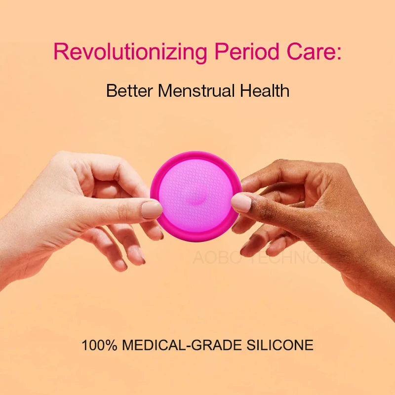 20pcs Women's Menstrual Collector Medical Grade Silicone Certified Menstruation Period Disco Menstrual Monthly Cup Alternative