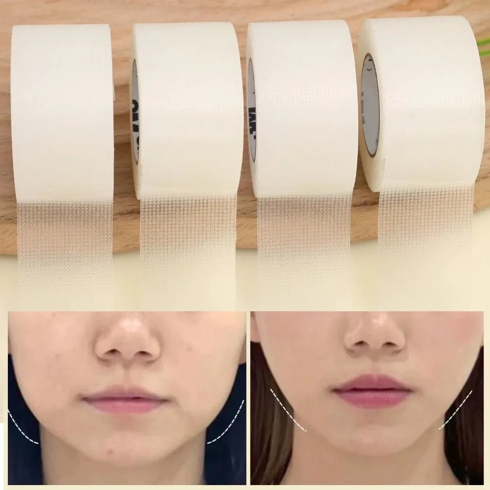 New 8M/Roll PE Facial Tape Professional Lift Wrinkles Doulble Eyelid Tape Transparent Breathable Cosplay Makeup Tape
