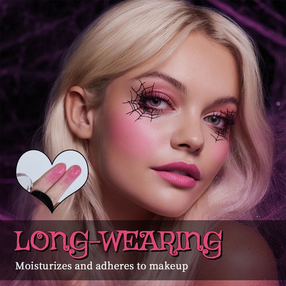 Halloween Gothic Makeup Kit Storage Bag Dark Cream Blush Black White Face Paint Stick Cosplay Party Festival Face Body Makeup