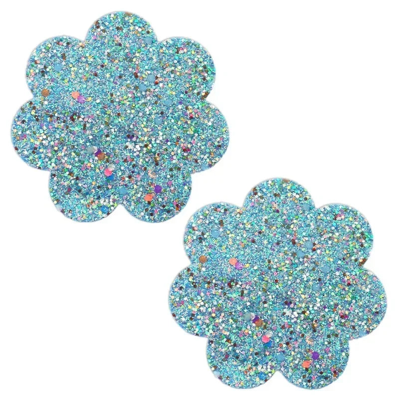 Sexy Nipple Pasties Invisible Disposable Breast Patch Clover Luminous Glitter Breast Lift Tape Chest Stickers Bara Nipple Covers