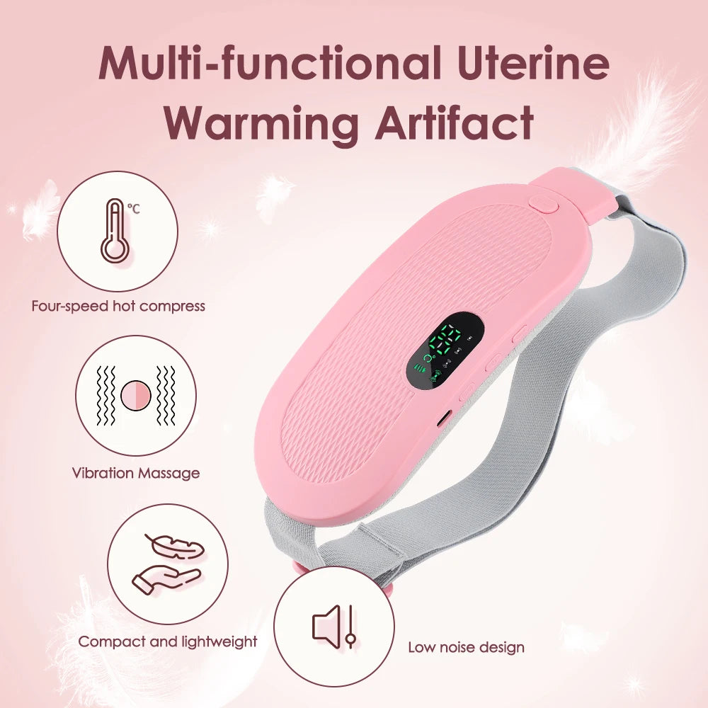 Menstrual Heating Pad Smart Warm Palace Belt for Relieving Waist Pain During Menstruation Heating Abdominal Waist Massage Tools