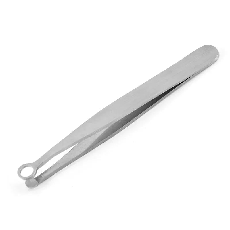 Universal Stainless Steel Nose Hair Trimming Tweezers Eyebrow Facial Hair Cut Scissors Manicure Trimmer Tool