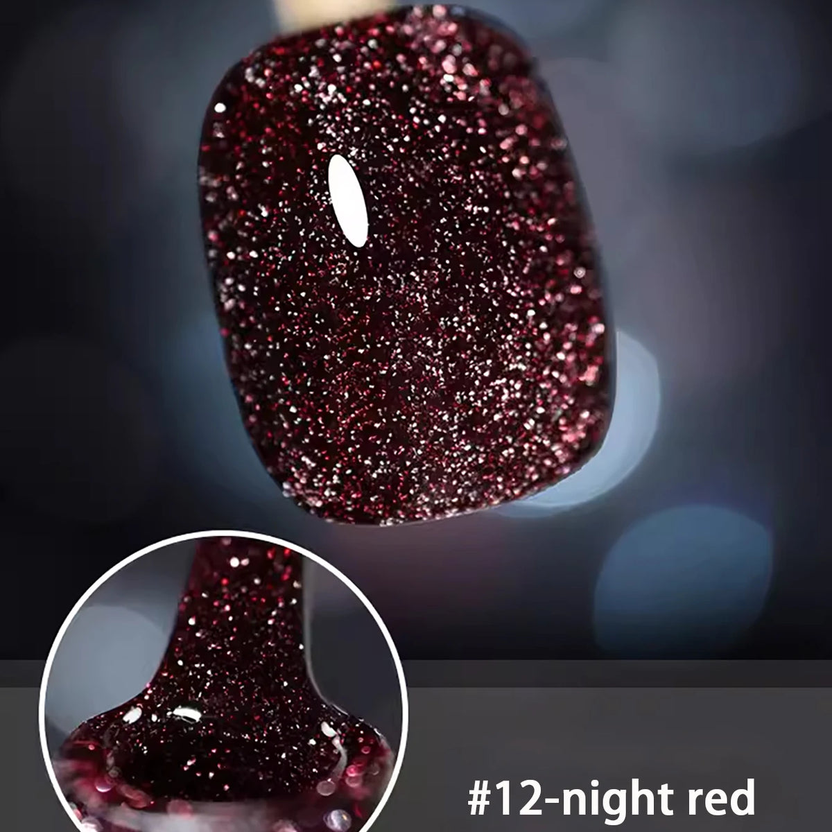 1-12pcs SHAKA Spring Broken Diamond Glue Brown Pink Red Gel Nail Polish 2026 New Atmosphere Essential For Christmas Nail Gel